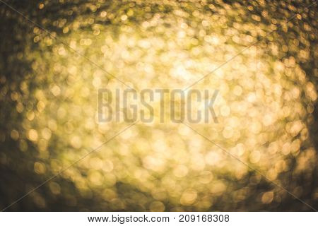 Colorful bokeh background. abstract blurred circles in nature colors. Copyspace for design and text