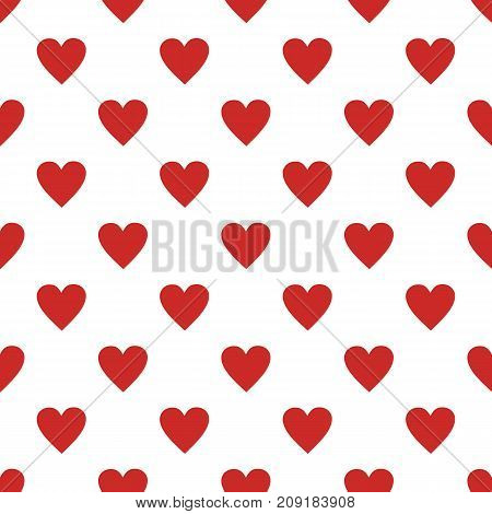 Red heart pattern seamless. Repeat illustration of red heart pattern vector geometric for any web design