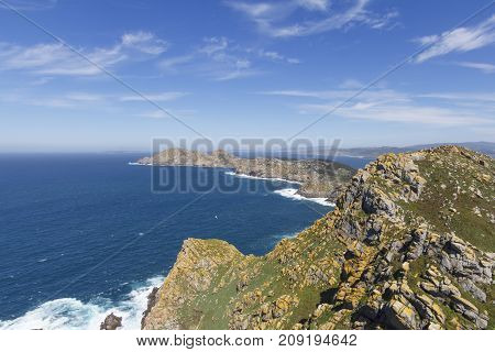 The natural paradise of the Cíes Islands is located northwest of Spain in the Autonomous Community of Galicia