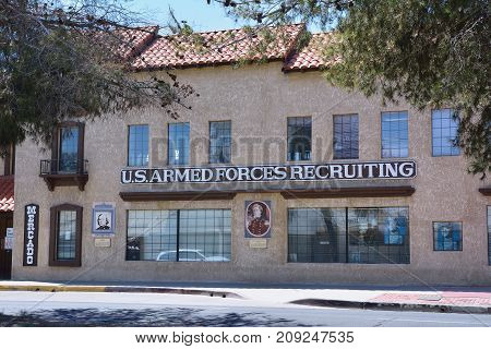 Us Armed Forces Recruiting Station.