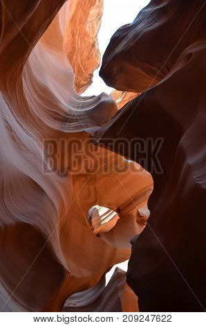 Antelope Canyon American Southwest. Arizona North America.