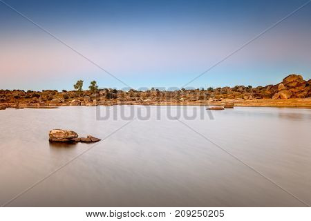 Photograph taken in the Natural Area of Barruecos. Extremadura. Spain.