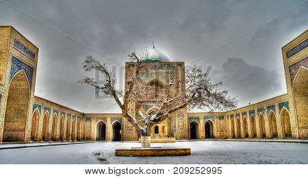 Mosque Kalyan and f Po-i-Kalyan complex at Bukhara Uzbekistan