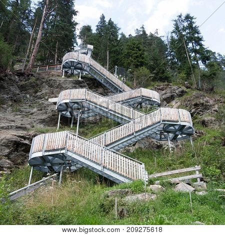 Metal Stairs - Bridge