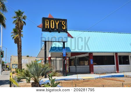 Legendary Roy's Cafe On Historic Highway Route 66.