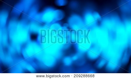 Abstract Background Of Spin Circle Radial Motion Blur is color blue. 3d rendering