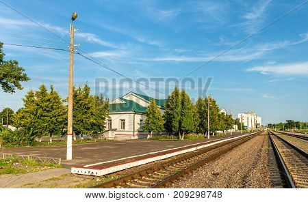 Dmitriyev-Lgovsky, a railway station in Kursk Region of Russia, Moscow railroad