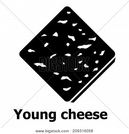 Young cheese icon. Simple illustration of young cheese vector icon for web