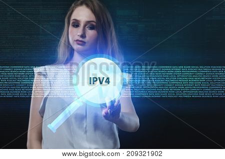 The Concept Of Business, Technology, The Internet And The Network. A Young Entrepreneur Working On A