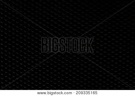 Black background of circle pattern texture,Dark metal texture