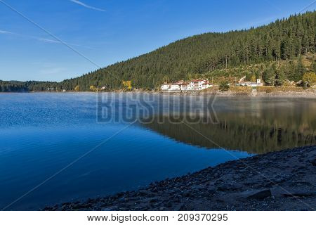 Amazing Autumn view of Golyam Beglik Reservoir, Pazardzhik Region, Bulgaria