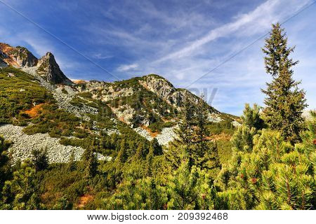Alpine landscape in National Park Retezat, Romania, Europe