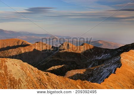 Alpine landscape in National Park Retezat, Romania, Europe