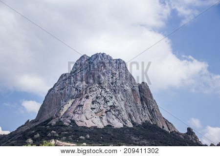 Pena De Bernal Mountain In Queretaro Mexico