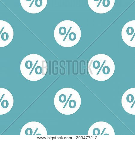 Percent sign vector pattern seamless blue. Simple illustration of  vector pattern seamless geometric repeat background