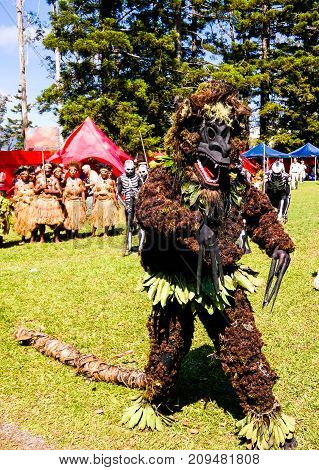 Participants of the Mount Hagen local tribe festival -17-08-2014 Papua new Guinea