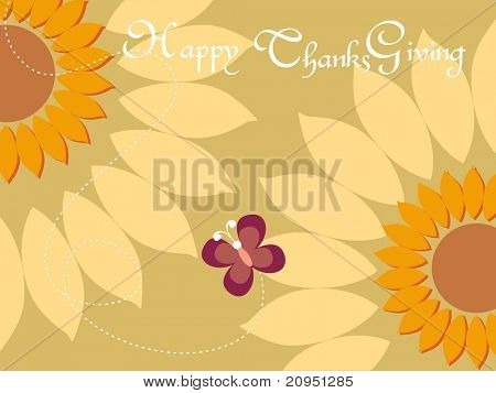 illustrazione vettoriale per happy thankgiving day