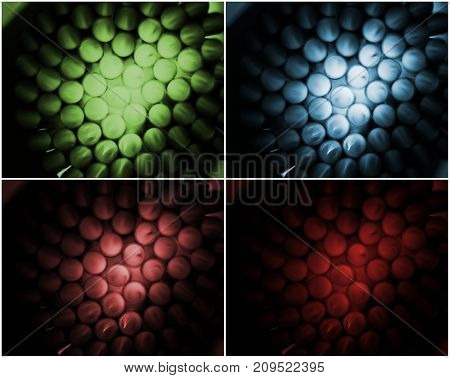 A colorfull concept of light and form.