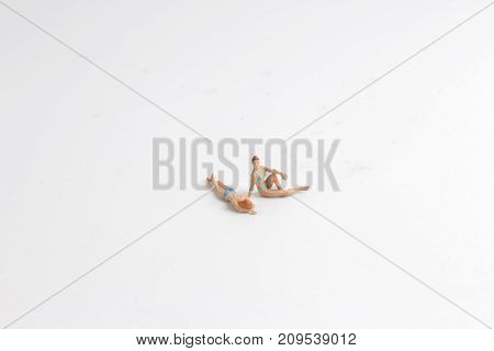 Fun Of Tiny Toy  In Swimming Costume