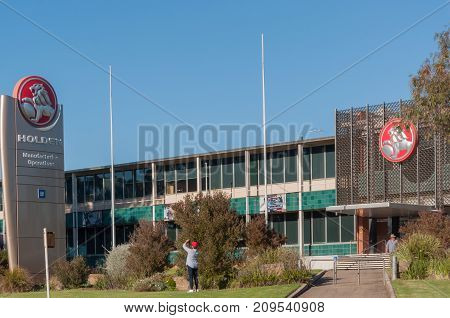 Adelaide, SA, Australia - October 15, 2017: South Australians gather in Elizabeth for the Holden Dream Cruise celebrating 70 years of car manufacturing in Adelaide. The factory will close October 20th ending car manufacturing in Australia for the moment.