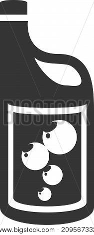 Soap Jug with Plastic Handle - Soap Bubbles Label. Bulk Gallon Liter of Bleach, Shampoo, Ammonia or Cleaner. Sign or Symbol for Home, Office, Bathroom, Kitchen and Floor Cleaning Maintenance Supplies - Labels for Supply Closet or Cupboard for Employees