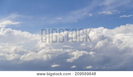 full frame background showing stormy clouds in the sky