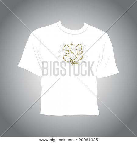 Дивали шаблон tshirt изолированные на сером фоне