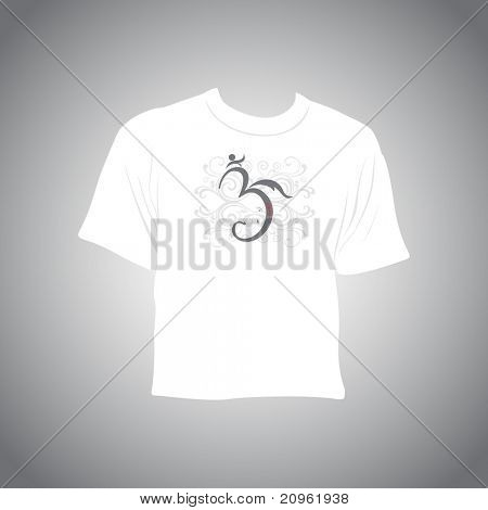 Дивали шаблон tshirt изолированные на сером фоне
