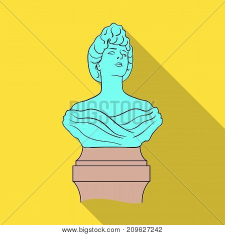 Monument, single icon in flat style.Monument vector symbol stock illustration .