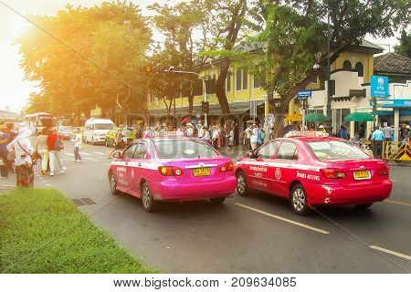 BANGKOK, THAILAND - NOVEMBER 2, 2016: Taxi-Meter in Bangkok, Thailand