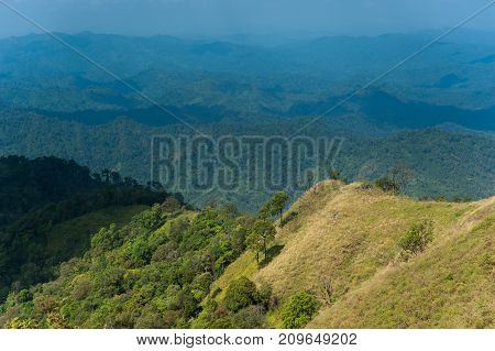 Travel & Hiking At Khao Chang Puak - Thong Pha Phum National Park's Highest Peak Kanchanaburi In Tha