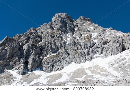 Autumn Hike To Grosser Priel Mountain