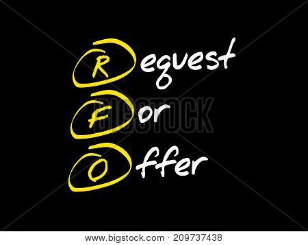 Rfo - Request For Offer