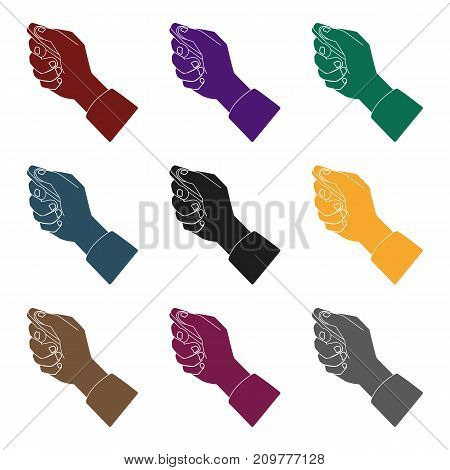 Activation of car alarm icon in black design isolated on white background. Parking zone symbol stock vector illustration.