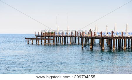 Coast Of The Mediterranean Sea