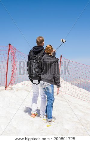People On The Tahtali Mountain