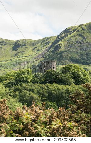 Dolbadarn Castle a 13th century castle in Llanberis North Wales Wales