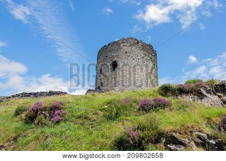 Dolbadarn Castle a 13th century castle in Llanberis North Wales Wales