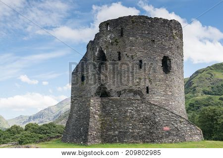 Dolbadarn Castle a 13th century castle in Llanberis North Wales Wales