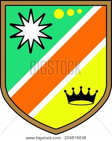 Royal Illustration shield clip-art colorful design eps