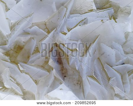 It's a natural mineral. it's barite and rough texture. founed in part of china. It's selective focus.