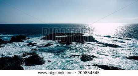 Rocky Coast Of Tenerife At Puerto De Santiago, Tenerife