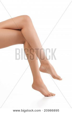 Schöne Frau-Beine