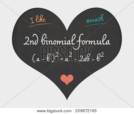 2Nd Binomial Formula - I Like Math Illustration