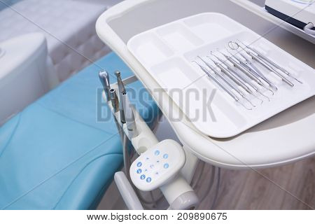 Close up of medical equipment at clinic