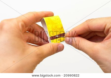 ไฟตรงจาก matchbook