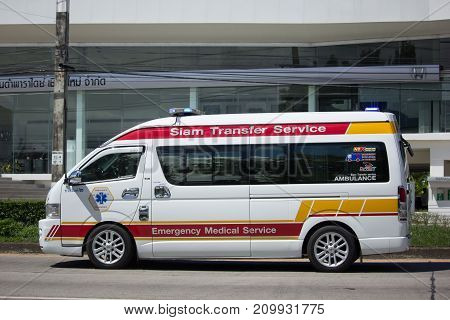 Ambulance Van Of Siam Tranfer Service.