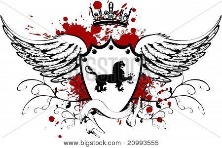 Escudo heráldico gryphon