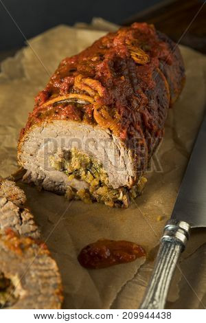 Rustic Italian Homemade Beef Braciole