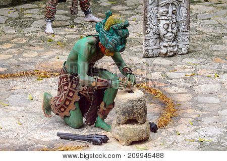 Mayan People In Mexico